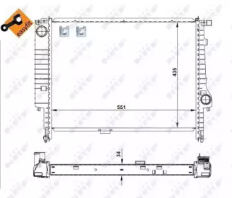 WILMINK GROUP wg1721524 -  Радиатор, охлаждение двигателя